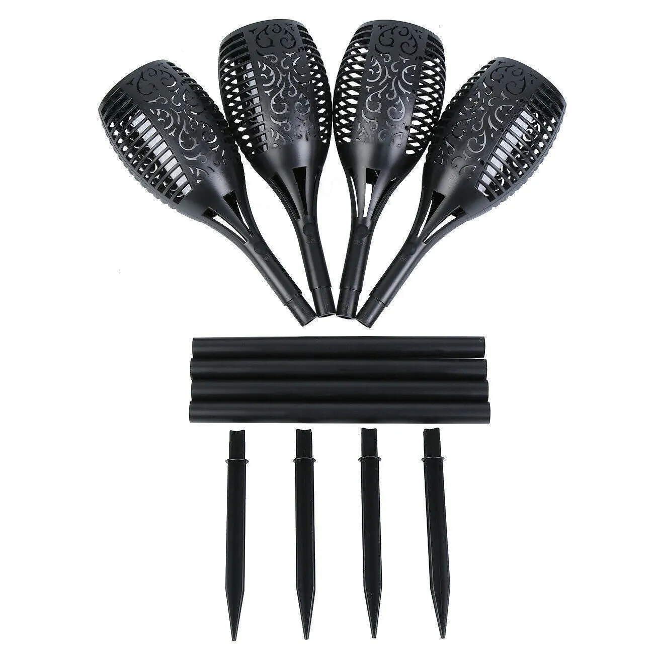 Solar Small Flame Lamps For Home Outdoor Courtyard Decoration And Solar Lawn Flame Lamps