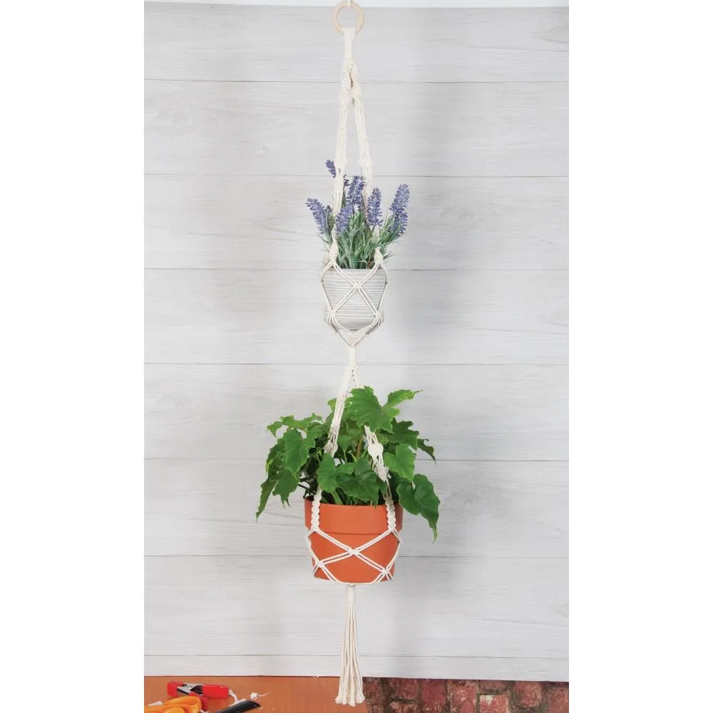 Solid Oak Macramé Hanging Kits