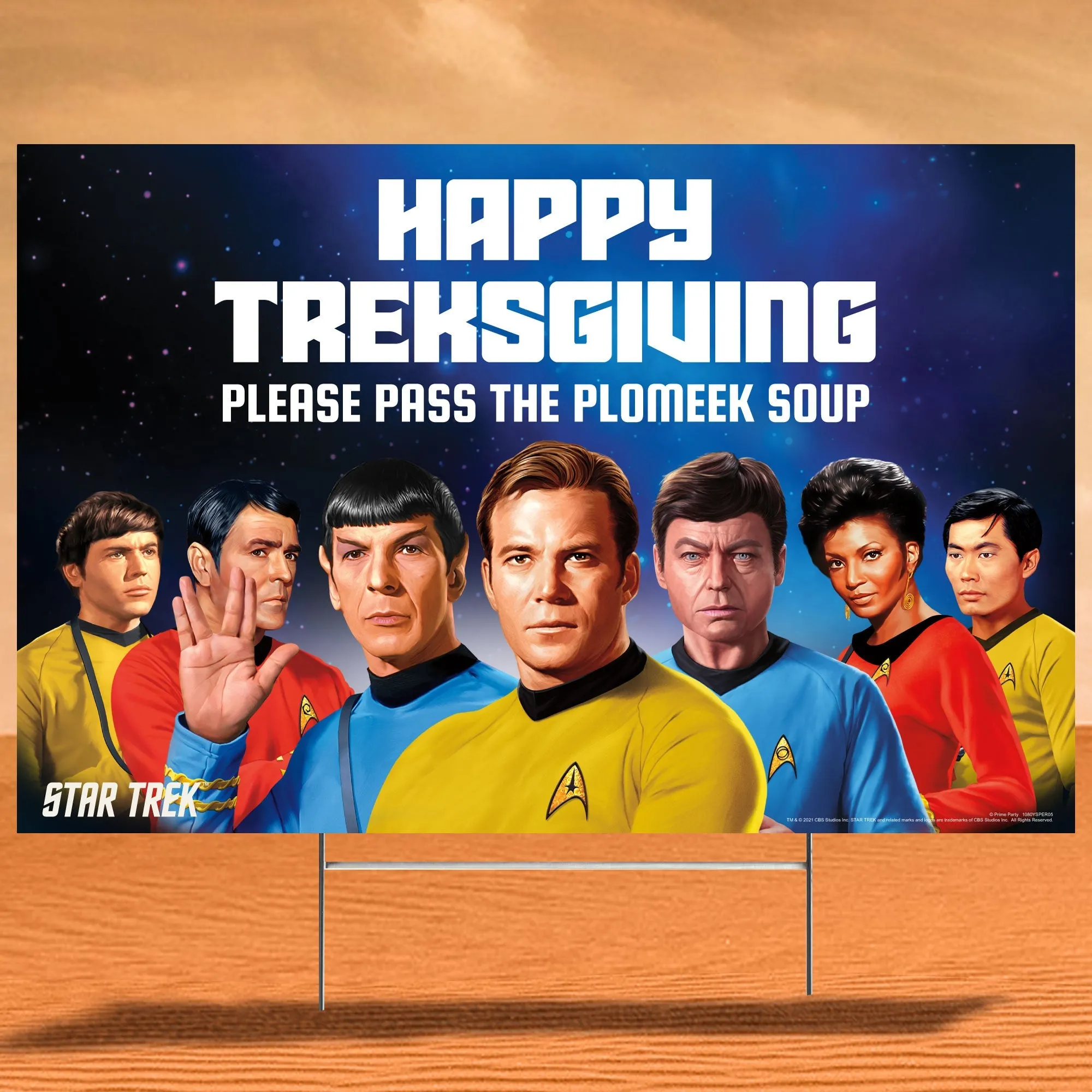 Star Trek Crew Personalized Yard Sign, Star Trek Original Series