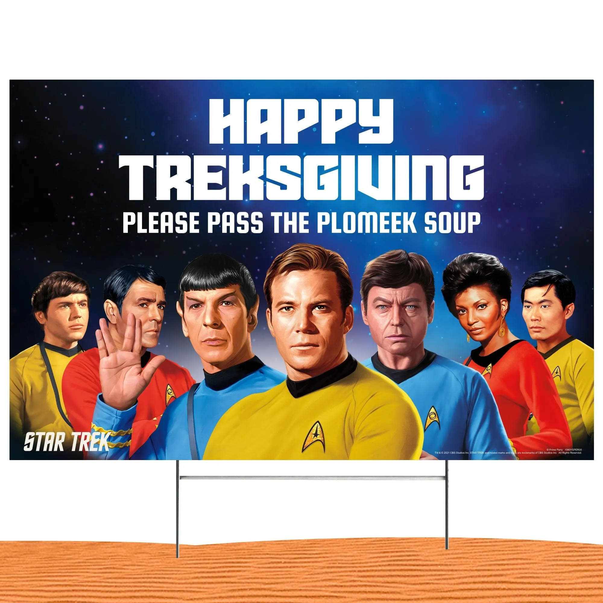 Star Trek Crew Personalized Yard Sign, Star Trek Original Series