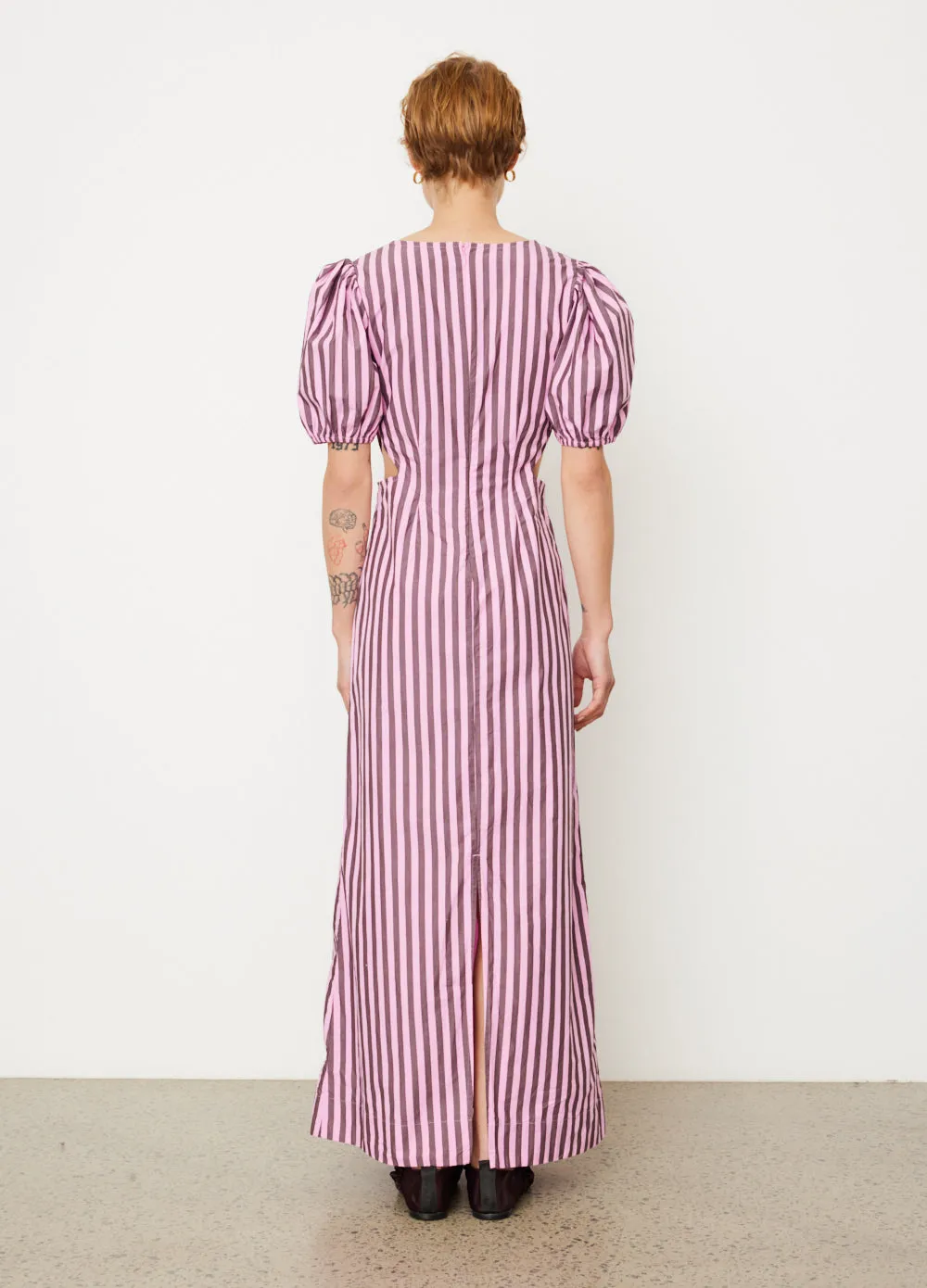 Stripe Cutout Dress