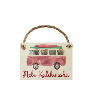 Surf Bus Mele Kalikimaka 7x10 NAT