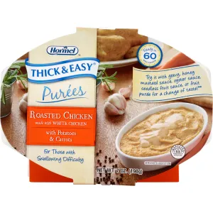 Thick & Easy® Ready to Use Purées Roasted Chicken with Potatoes and Carrots Purée, 7 oz. Tray