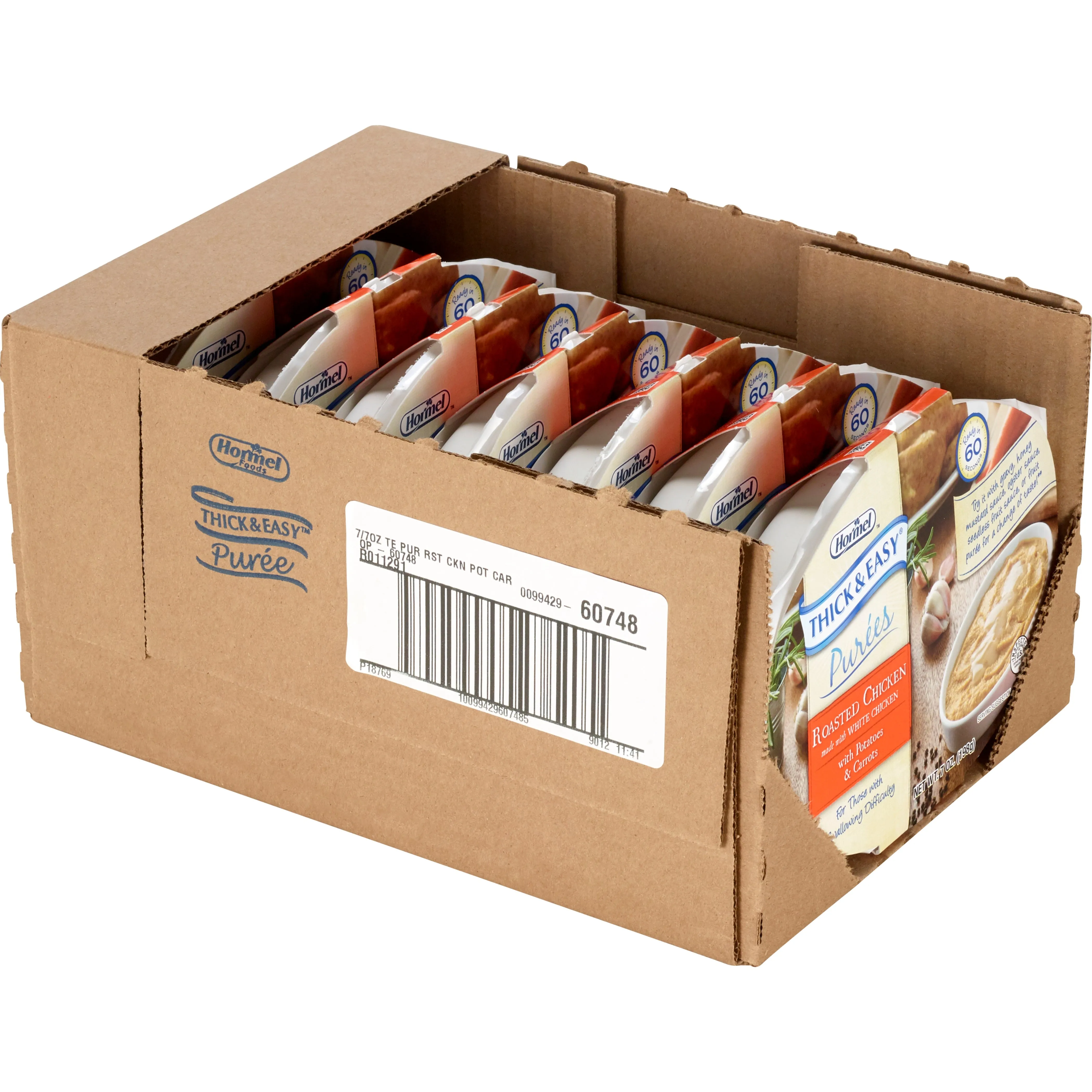 Thick & Easy® Ready to Use Purées Roasted Chicken with Potatoes and Carrots Purée, 7 oz. Tray