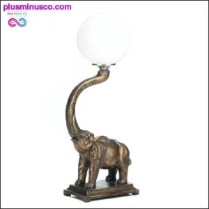 Trumpeting Elephant Globe Lamp