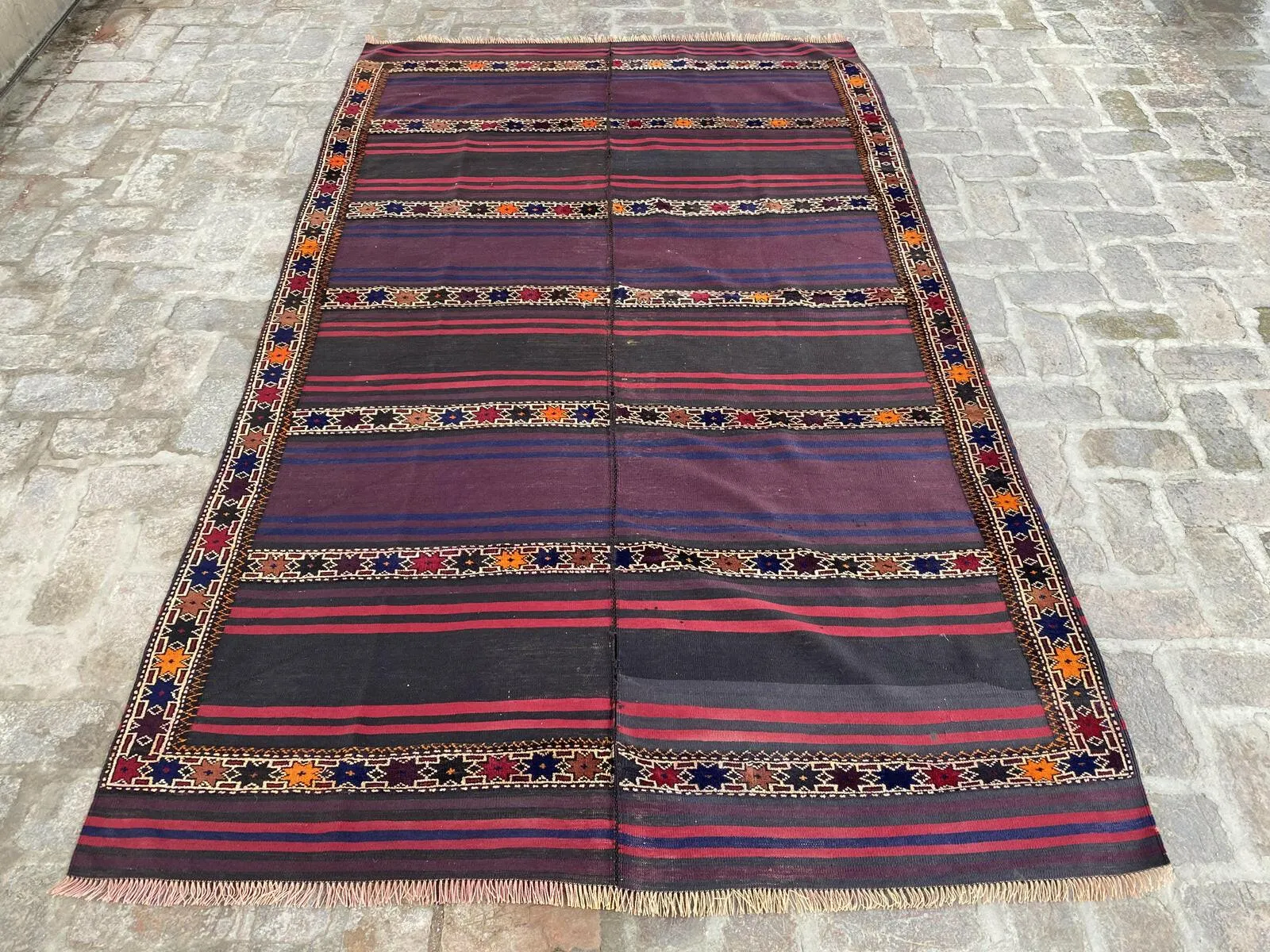 Vintage Afghan Kilim rug 166x275 cm