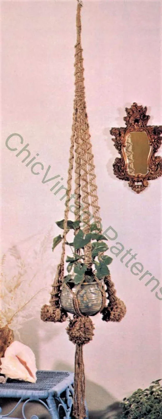 Vintage "Macrame Plus" Pattern Book, PDF Book, Instant Download