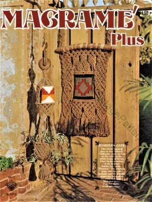 Vintage "Macrame Plus" Pattern Book, PDF Book, Instant Download