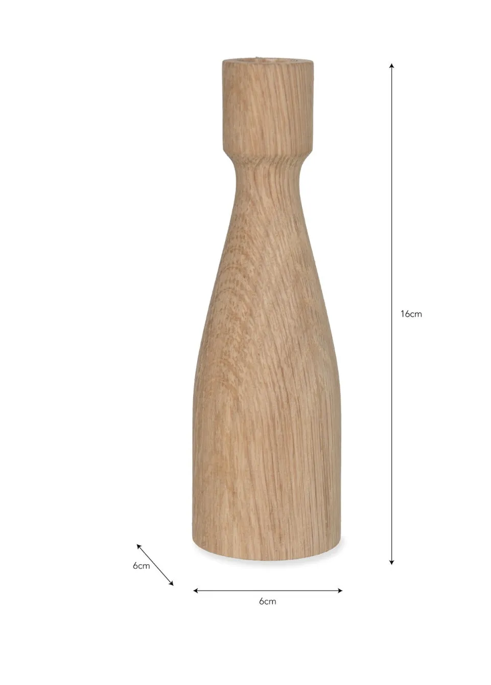 WALCOT | OAK CANDLESTICK | TALL