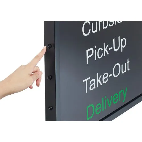 Winco LED-20 Open Sign, 6 Messages, 24" x 19"
