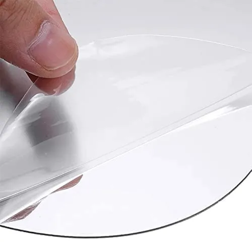 wolkwogg Oval Shape Adhesive Mirror Sticker for Wall on Tiles Bathroom Bedroom Living Room Basin Mirror Bathroom Wall Mirror Stickers Unbreakable Plastic Wall Mirror 20 * 30 (3)