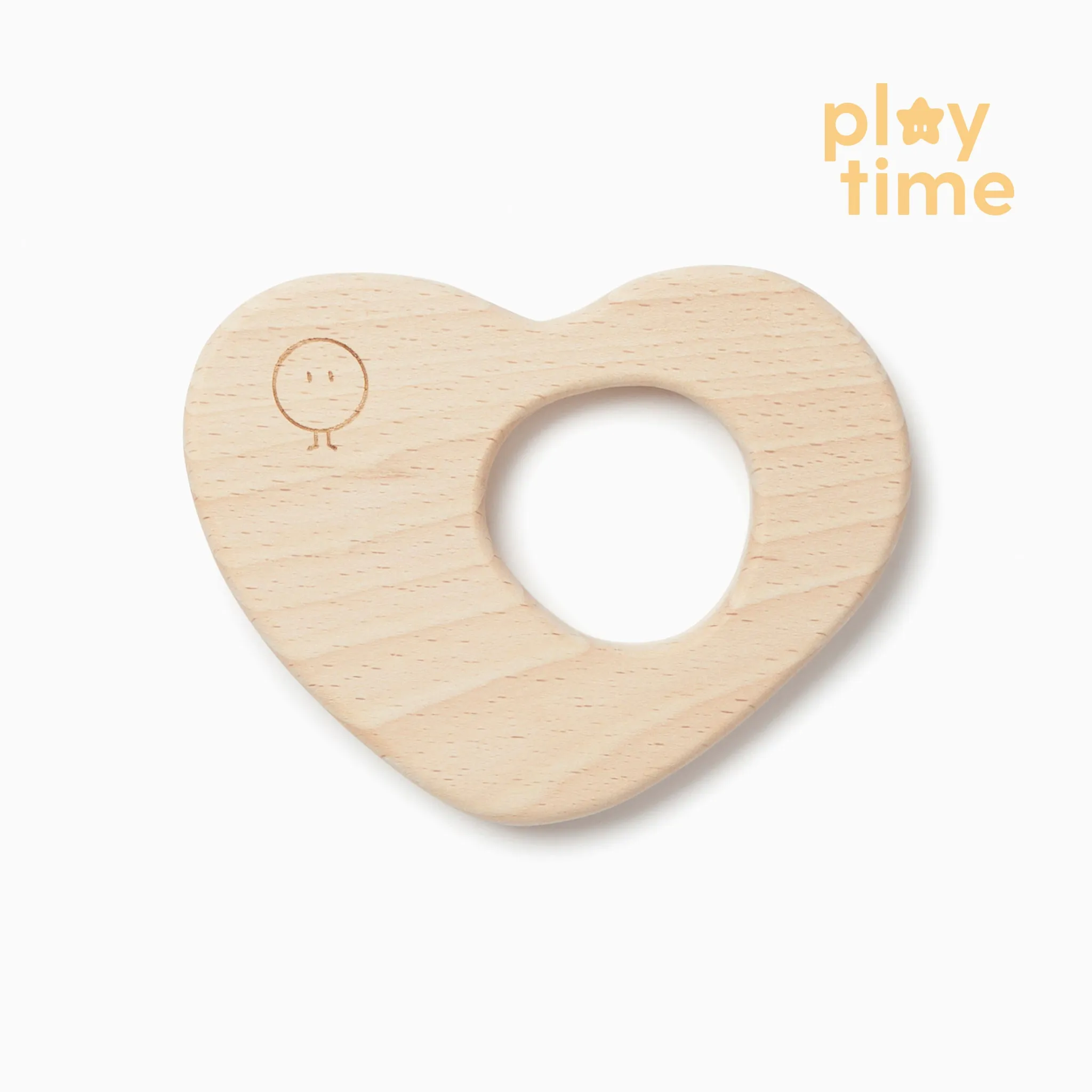 Wooden Heart Teether