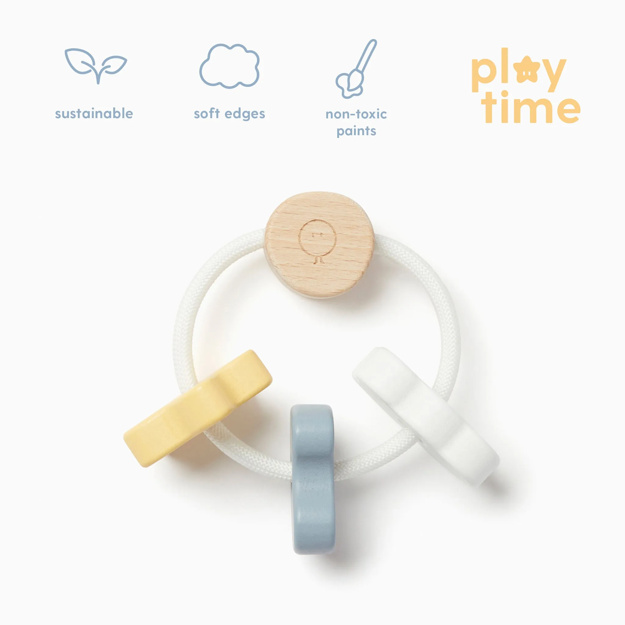 Wooden Rattle Ring