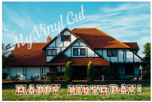Yard Art Vintage Marquee Birthday Lawn Lettering PURCHASE Outdoor Party Decorations