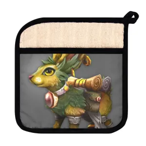 Yellow Amara Pot Holder with Pocket
